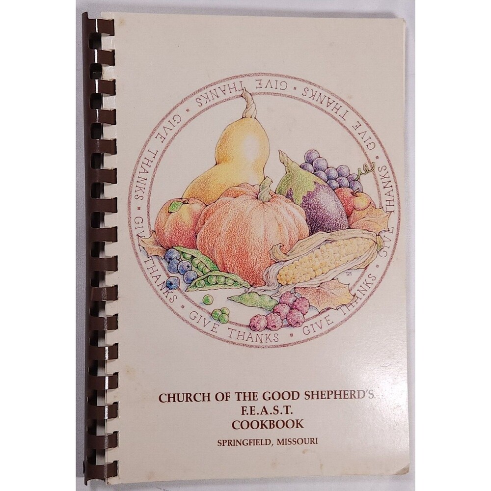 1994 Church Of The Good Shepherd Springfield Missouri Cookbook Recipes Catholic